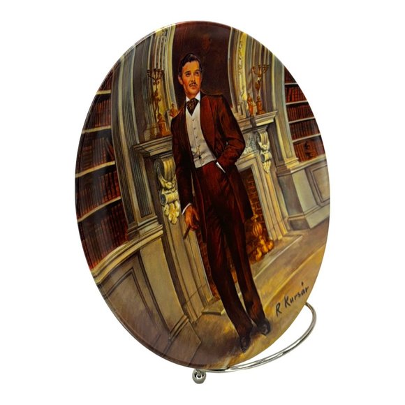Gone With The Wind " Rhett" Plate 8.5" Vintage 1981 by Knowles - Picture 2 of 9